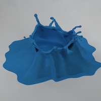 Small Splash Vase 3D Printing 53341