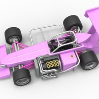 Supermodified front engine race car V2 Scale 1:25 - Thumbnail 4