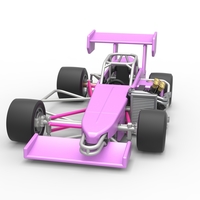 Supermodified front engine race car V2 Scale 1:25 - Thumbnail 5