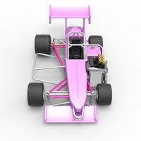 Supermodified front engine race car V2 Scale 1:25 - Thumbnail 8