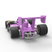 Supermodified front engine race car V2 Scale 1:25 - Thumbnail 14