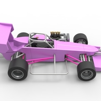 Supermodified front engine race car V2 Scale 1:25 - Thumbnail 21