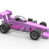Supermodified front engine race car V2 Scale 1:25 - Thumbnail 22