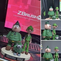 Small ​Beetle Bailey 3D Printing 533679