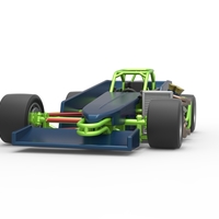 Supermodified front engine race car V3 Scale 1:25 - Thumbnail 6