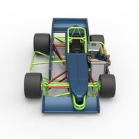 Supermodified front engine race car V3 Scale 1:25 - Thumbnail 8