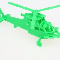 Small Helicopter Puzzle 3D Printing 53380