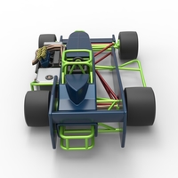 Supermodified front engine race car V3 Scale 1:25 - Thumbnail 17