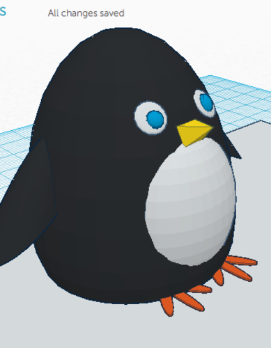Penguin With Baby 3D Print 53391