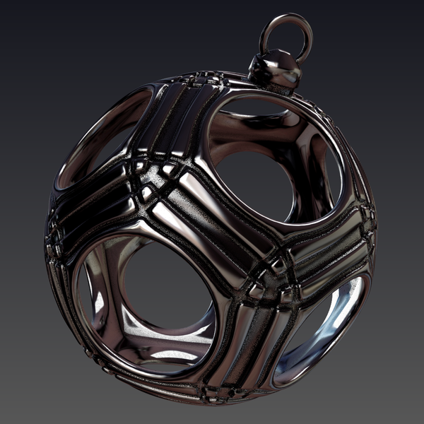  Christmas ball circle 2