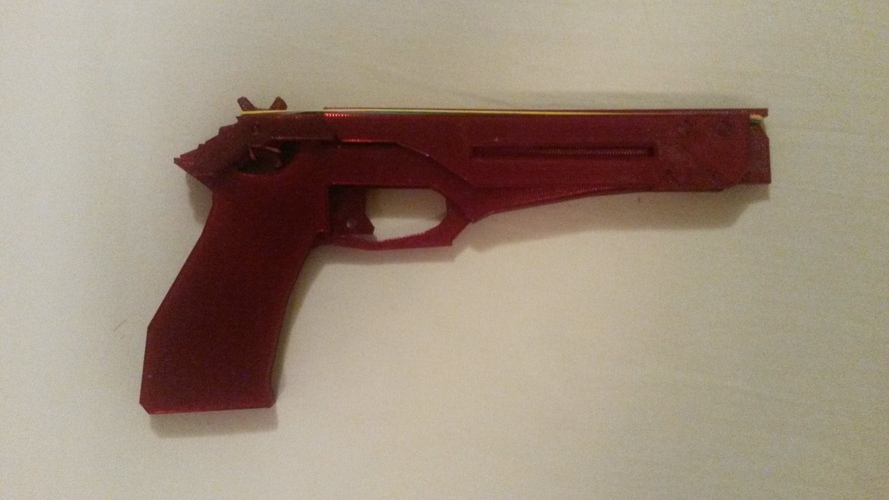 rubber band shooter pistol 3D Print 53414
