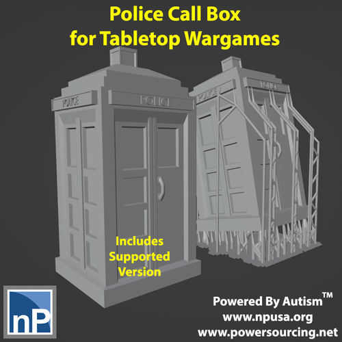 Modern Marvels - November 2023 Police Call Box 3D Print 534164