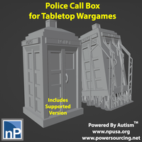 Small Modern Marvels - November 2023 Police Call Box 3D Printing 534164