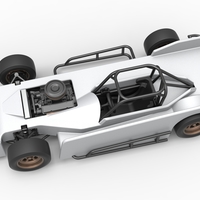 Small Block Supermodified race car Scale 1:25 - Thumbnail 4