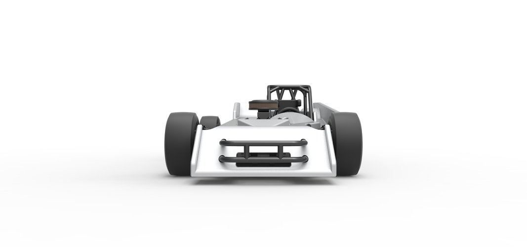 Small Block Supermodified race car Scale 1:25 3D Print 534279