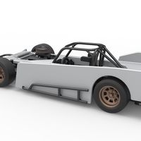 Small Block Supermodified race car Scale 1:25 - Thumbnail 12