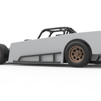 Small Block Supermodified race car Scale 1:25 - Thumbnail 13