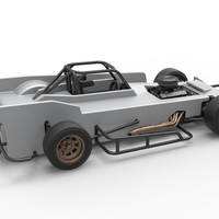 Small Block Supermodified race car Scale 1:25 - Thumbnail 19