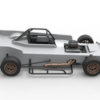 Small Block Supermodified race car Scale 1:25 - Thumbnail 20