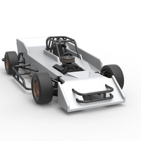 Small Block Supermodified race car Scale 1:25 - Thumbnail 23