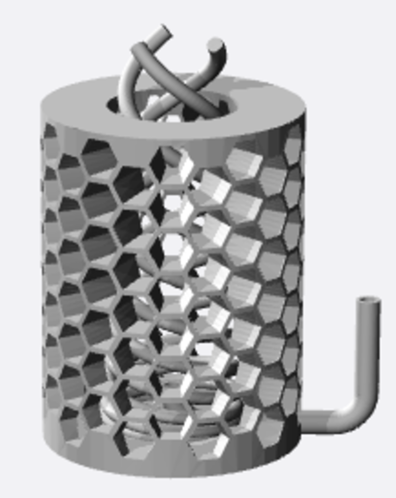 Aquarium Bubble Filter & shrimp hideout