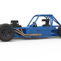 Small Block Supermodified race car Base 1:25 - Thumbnail 2