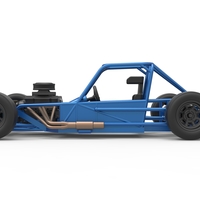 Small Block Supermodified race car Base 1:25 - Thumbnail 9