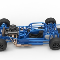 Small Block Supermodified race car Base 1:25 - Thumbnail 10