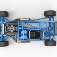 Small Block Supermodified race car Base 1:25 - Thumbnail 11