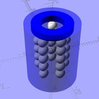 Small Ekobots - Bearing generator (Linear). 3D Printing 53436