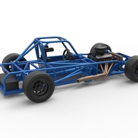 Small Block Supermodified race car Base 1:25 - Thumbnail 18