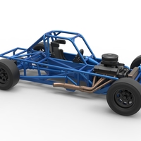 Small Block Supermodified race car Base 1:25 - Thumbnail 21