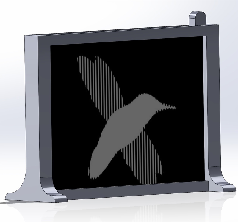 Animated Lithophane (Bird Flap)