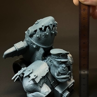 Ork Warboss Stormboyz bust - Thumbnail 3