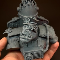 Ork Warboss Stormboyz bust - Thumbnail 5