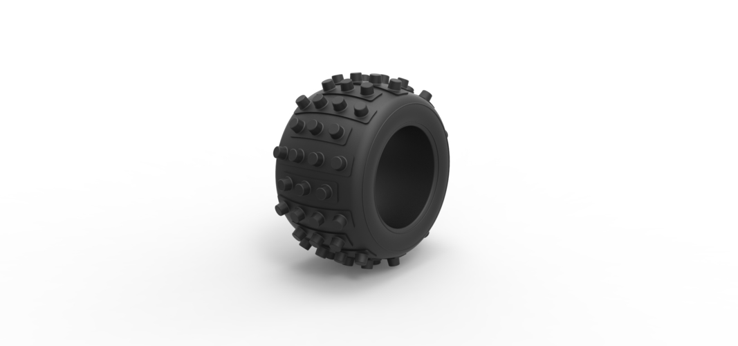 Dune buggy rear tire 31 Scale 1:25 3D Print 534387