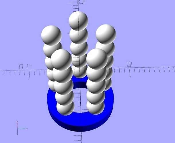 Ekobots - Bearing generator (Linear). 3D Print 53439