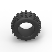 Dune buggy rear tire 31 Scale 1:25 - Thumbnail 6