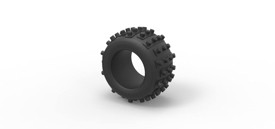 Dune buggy rear tire 31 Scale 1:25 3D Print 534392