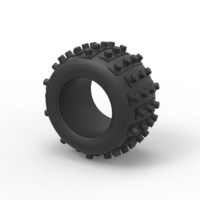 Dune buggy rear tire 31 Scale 1:25 - Thumbnail 7