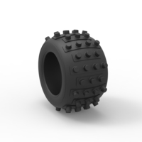 Dune buggy rear tire 31 Scale 1:25 - Thumbnail 8