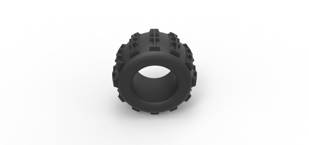 Dune buggy rear tire 32 Scale 1:25 3D Print 534399