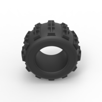 Dune buggy rear tire 32 Scale 1:25 - Thumbnail 6