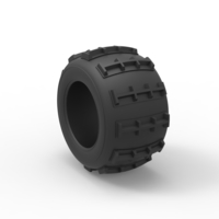 Dune buggy rear tire 32 Scale 1:25 - Thumbnail 8