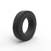 Semi truck tire 8 Scale 1:25 - Thumbnail 2