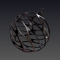 Small  Christmas ball  3D Printing 53450