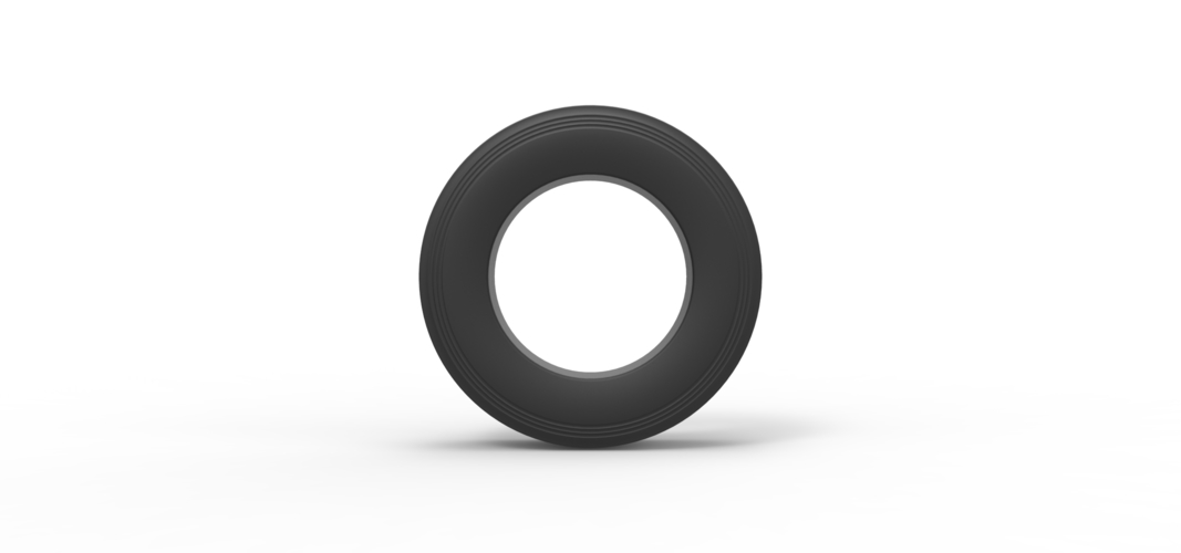 Diecast semi truck slick tire Scale 1:25 3D Print 534522