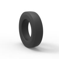 Semi truck slick tire Scale 1:25 - Thumbnail 8