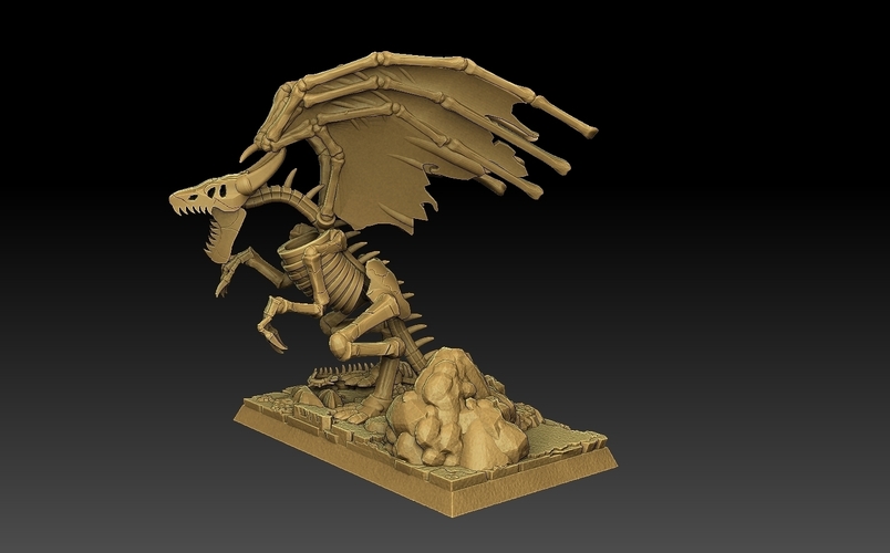 Heroes of Might and Magic 3 Bone Dragon 3D Print 534531