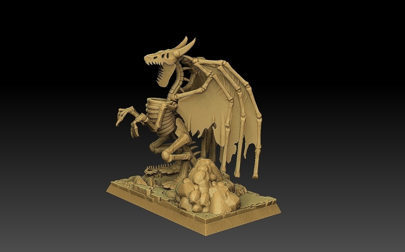 Heroes of Might and Magic 3 Bone Dragon 3D Print 534532